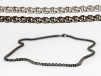 Titanium Venetian Inca chain 4mm