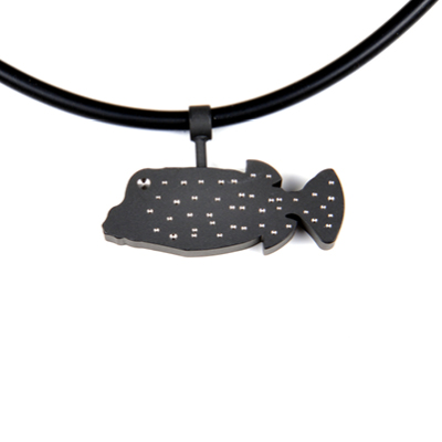 Kofferfisch schwarz gepunktet / Box fish black dotted